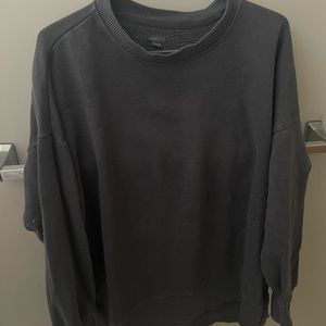 AERIE dark gray crew neck